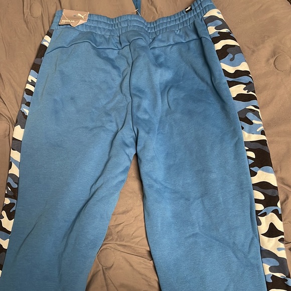 NEW Mens PUMA sweatpants (Blue) , SZ Large - Picture 3 of 6